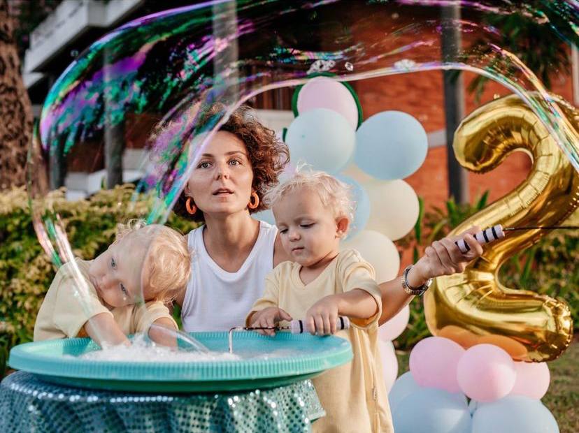 A bubble party for twins, where everything existed twice — photo 5