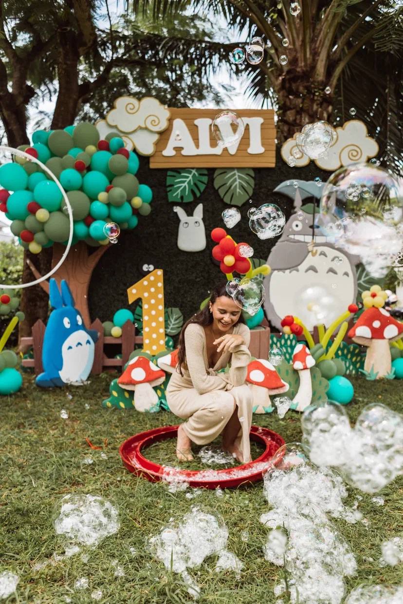 A first birthday inside a Ghibli forest — photo 4