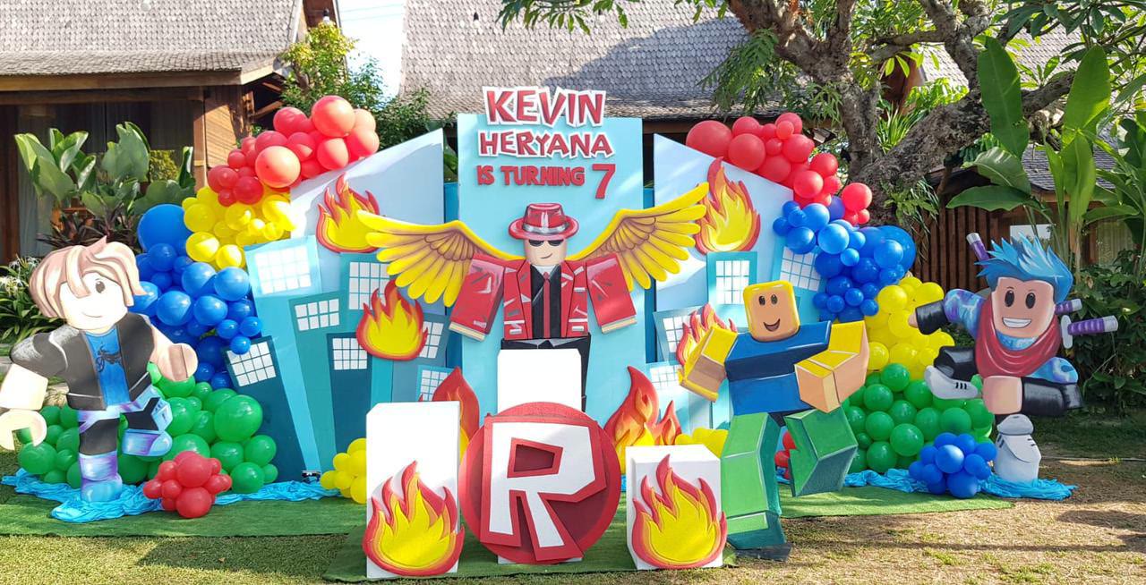 Roblox birthday party in Bali
