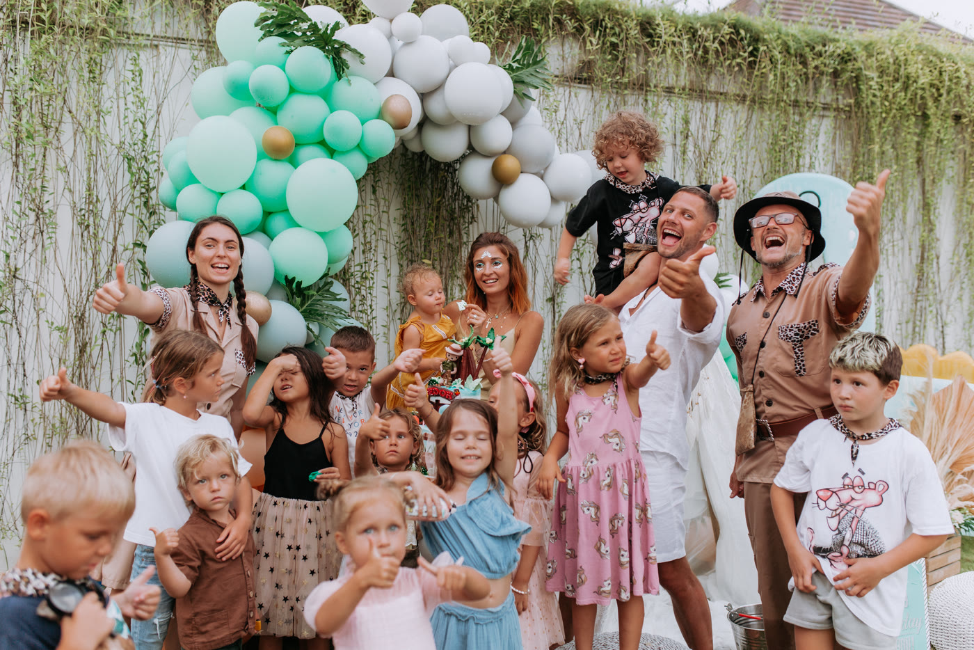 Safari birthday party in Bali — real party photo 4